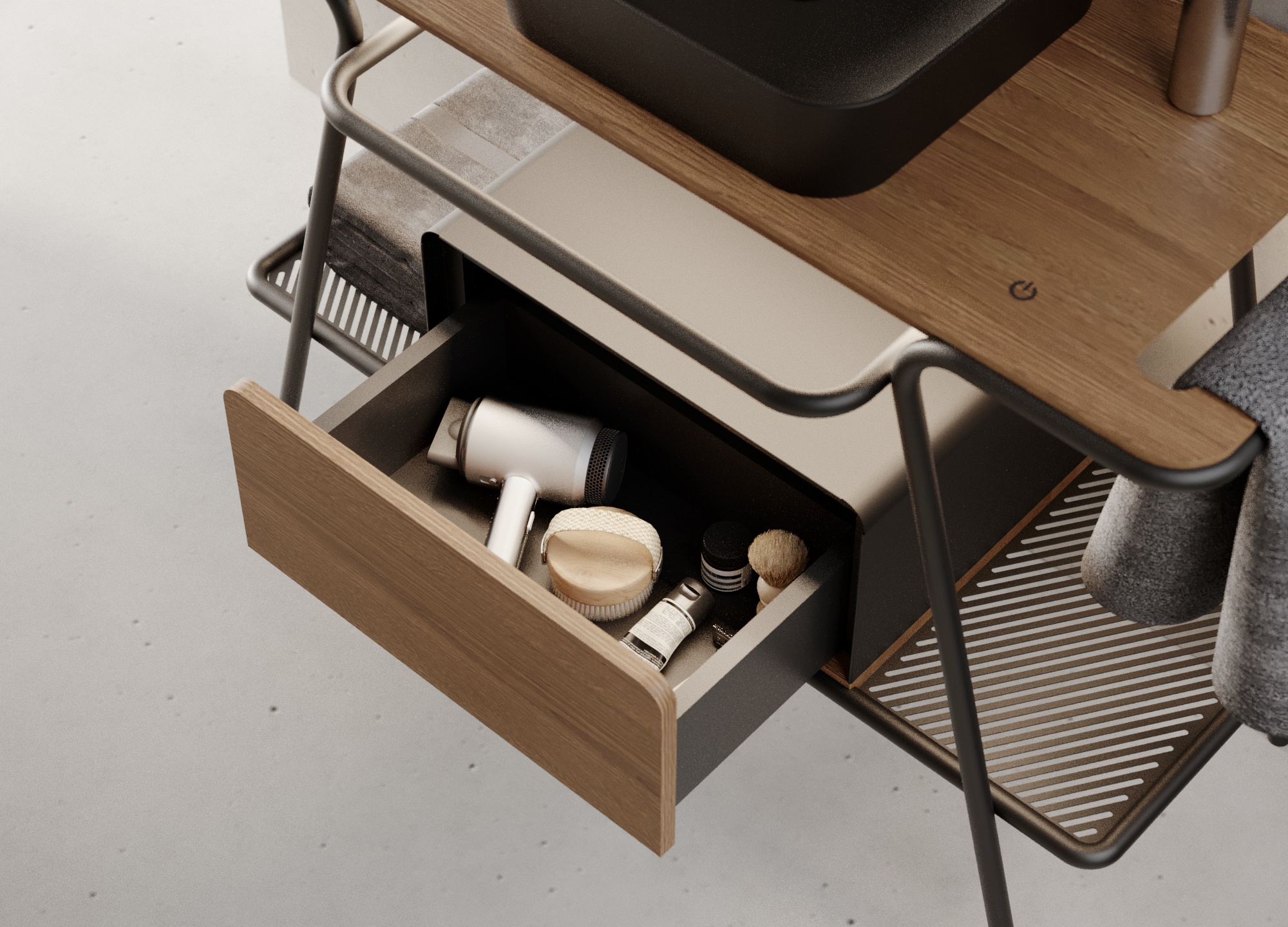 Loft C╠Ğekmece Detay