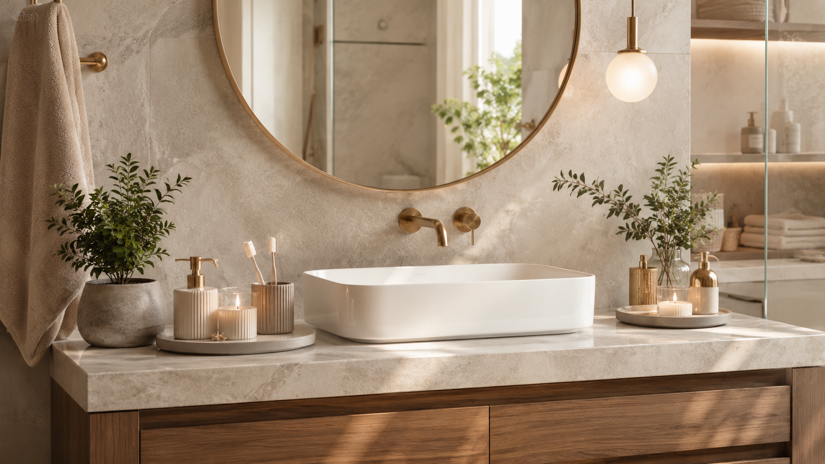 Banyo Aksesuarları Nasıl Kombinlenir